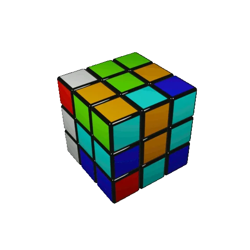 Animated Rubik's Cube